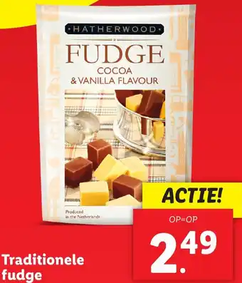 Lidl Traditionele fudge aanbieding