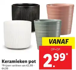 Lidl Keramieken pot aanbieding