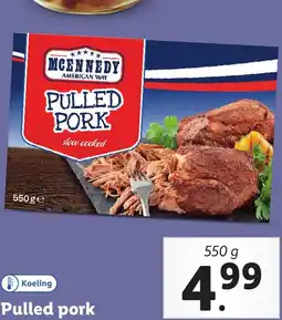 Lidl Pulled pork aanbieding