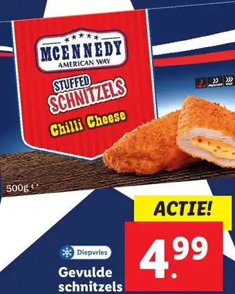 Lidl Gevulde schnitzels aanbieding