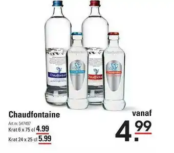 Sligro Chaudfontaine aanbieding