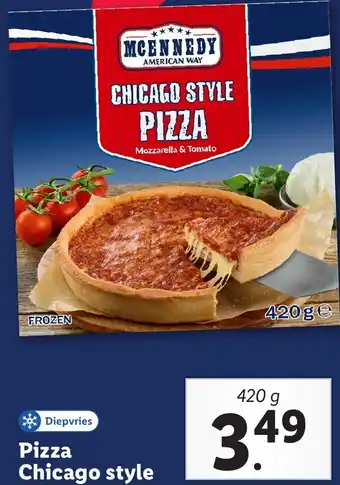 Lidl Pizza Chicago style aanbieding