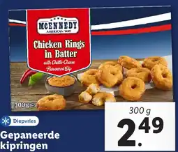 Lidl Gepaneerde kipringen aanbieding