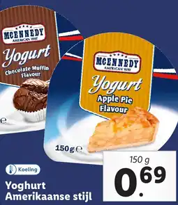 Lidl Yoghurt Amerikaanse stijl aanbieding