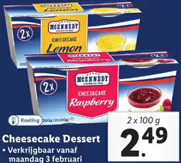 Lidl Cheesecake Dessert aanbieding