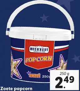 Lidl Zoete popcorn aanbieding