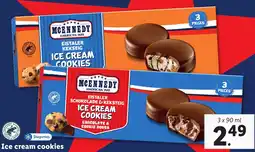 Lidl Ice cream cookies aanbieding