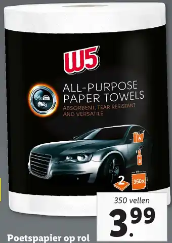 Lidl Poetspapier op rol aanbieding