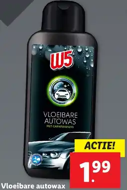 Lidl Vloeibare autowax aanbieding