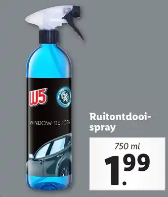 Lidl Ruitontdooier Spray aanbieding