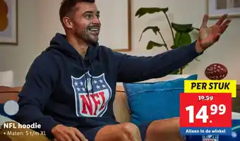 Lidl NFL hoodie aanbieding