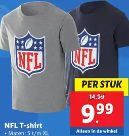 Lidl NFL T-shirt aanbieding