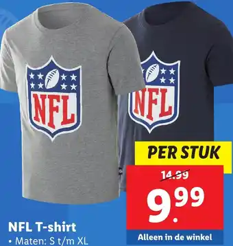 Lidl NFL T-shirt aanbieding