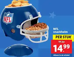 Lidl NFL snackhelm aanbieding