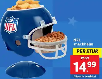 Lidl NFL snackhelm aanbieding