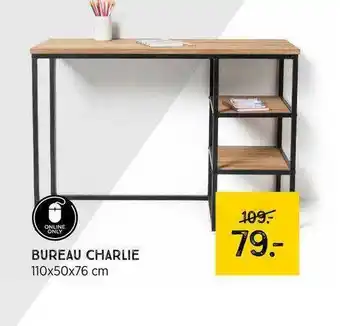 Xenos Bureau Charlie 110x50x76 Cm aanbieding