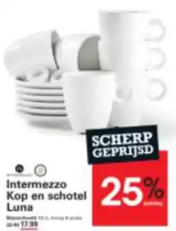 Sligro Intermezzo kop en schotel luna aanbieding