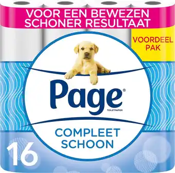 Amazon Page wc papier - Compleet Schoon toiletpapier - 16 Rollen - Voordeelverpakking aanbieding