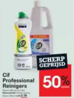 Sligro Cif Professional Reinigers aanbieding