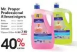 Sligro Mr. Proper Professional Allesreinigers aanbieding