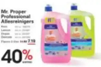 Sligro Mr. Proper Professional Allesreinigers aanbieding