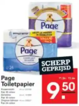 Sligro Page toiletpapier aanbieding