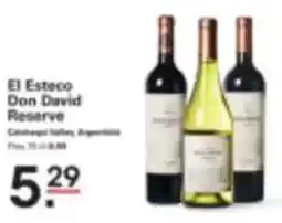 Sligro El Esteco Don David Reserve aanbieding