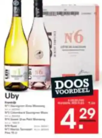 Sligro Uby aanbieding