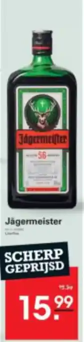 Sligro Jägermeister aanbieding