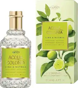 Bol.com 4711 - Acqua Colonia Lime en Nutmeg - Eau De Cologne - 50ML aanbieding