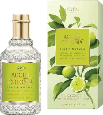 Bol.com 4711 - Acqua Colonia Lime en Nutmeg - Eau De Cologne - 50ML aanbieding