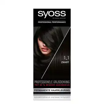 De Online Drogist Syoss Color Salonplex 1-1 Zwart 1ST aanbieding