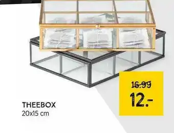 Xenos Theebox 20x15 Cm aanbieding