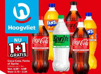 Hoogvliet Coca-Cola, Fanta of Sprite aanbieding