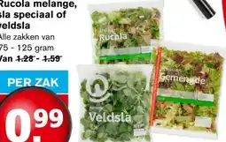 Hoogvliet Rucola melange, sla speciaal of veldsla aanbieding