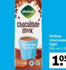 Hoogvliet Melkan chocolademelk light aanbieding