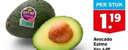 Hoogvliet Avocado Eatme aanbieding