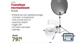 Teun Triax Travelsat Recreatieset TS-64S aanbieding