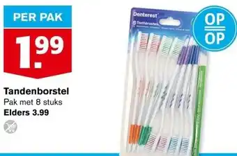 Hoogvliet Tandenborstel aanbieding