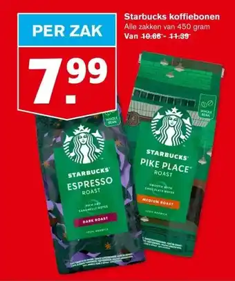 Hoogvliet Starbucks koffiebonen aanbieding