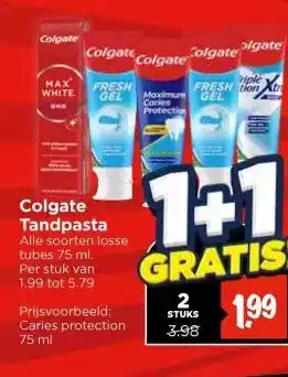 Vomar Voordeelmarkt Colgate Tandpasta aanbieding