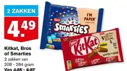 Hoogvliet Kitkat, Bros of Smarties aanbieding