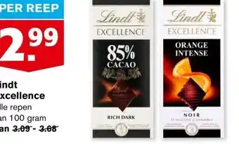 Hoogvliet Lindt Excellence aanbieding