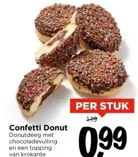 Vomar Voordeelmarkt Confetti Donut aanbieding