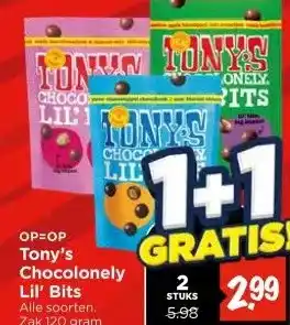 Vomar Voordeelmarkt Tony's Chocolonely Lil' Bits aanbieding