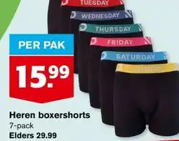 Hoogvliet Heren boxershorts aanbieding