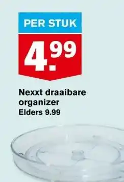 Hoogvliet Nexxt draaibare organizer aanbieding