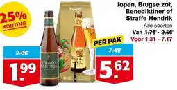 Hoogvliet Jopen, Brugse zot, Benediktiner of Straffe Hendrik aanbieding