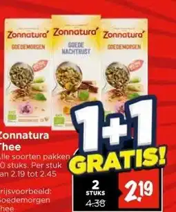 Vomar Voordeelmarkt Zonnatura Thee aanbieding