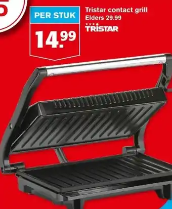 Hoogvliet Tristar contact grill aanbieding